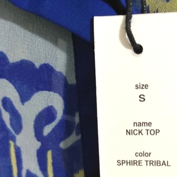 W118 by WALTER BAKER NICK TOP NWT SIZE SMALL - Picture 9 of 10